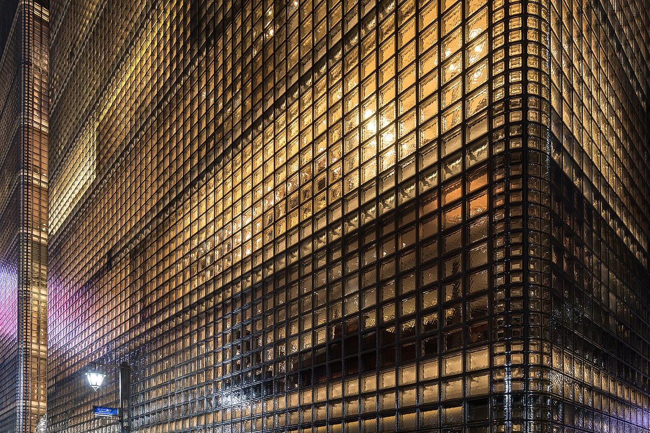 Precision architectural facade lighting accentuating building lines and materials